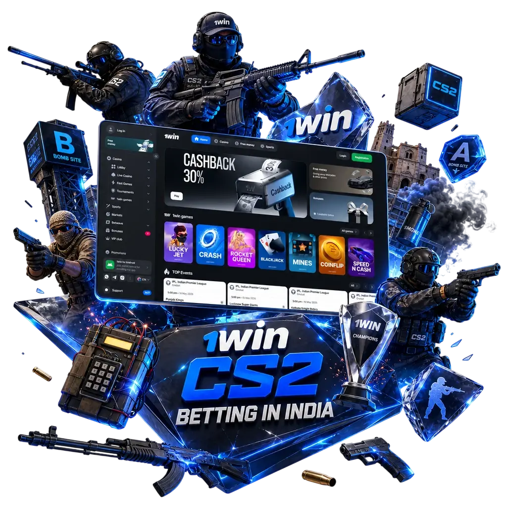 1win CS2 betting in India