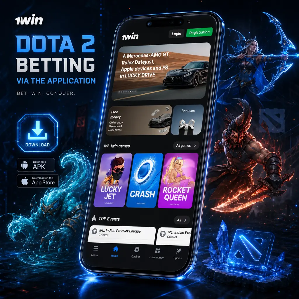 Dota 2 Betting via the Application